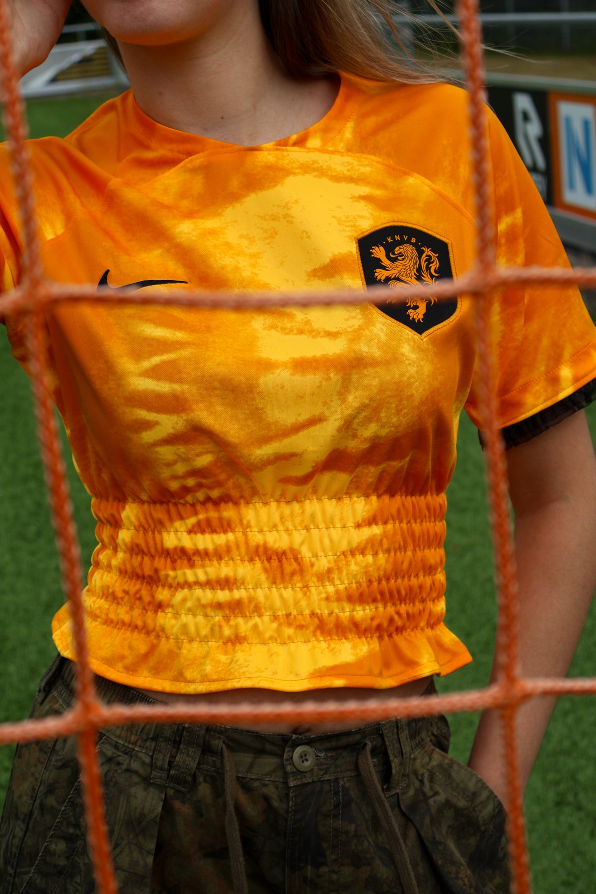 Nederlands Elftal Shirt + Ruffle detail - Size S