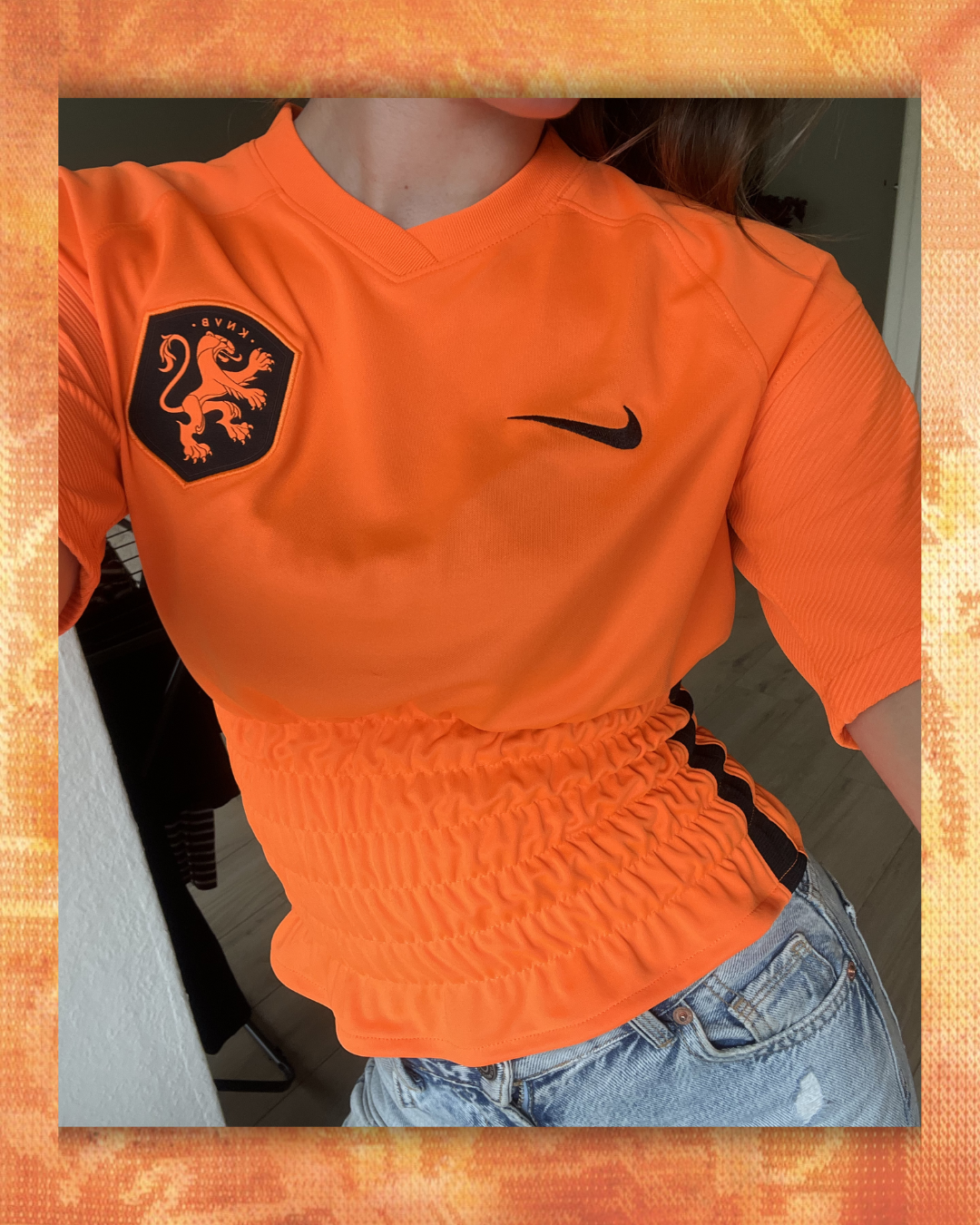 Nederlands Elftal Neon Oranje Shirt - Maat S