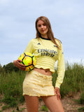 Arsenal Yellow Long Sleeve Jersey - Size S