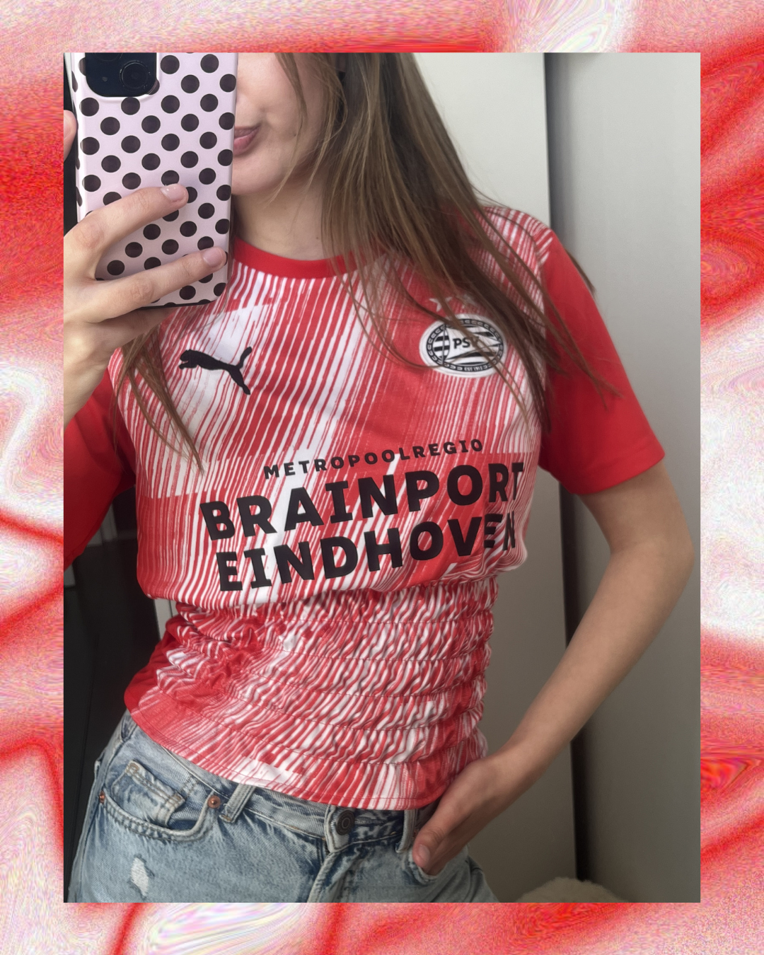PSV Rood Wit Shirt - Maat S
