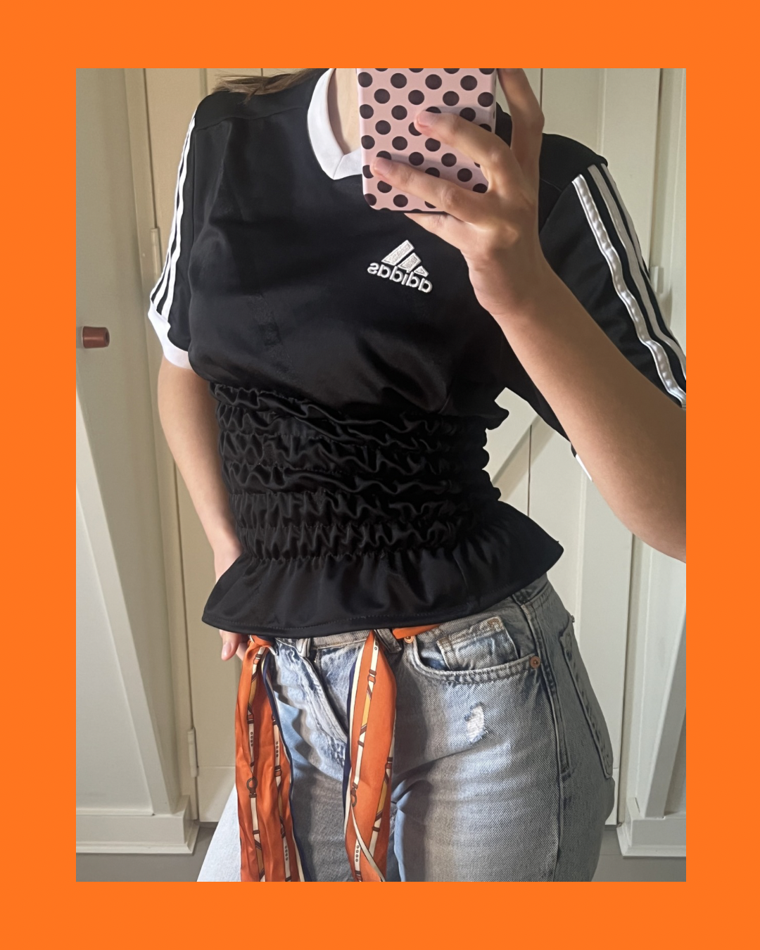 Zwart Adidas Shirt - Maat S