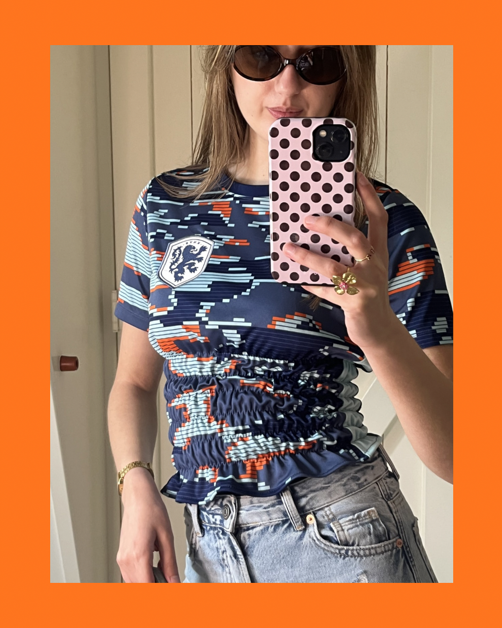 Nederlands Elftal Pixel Shirt - Maat S